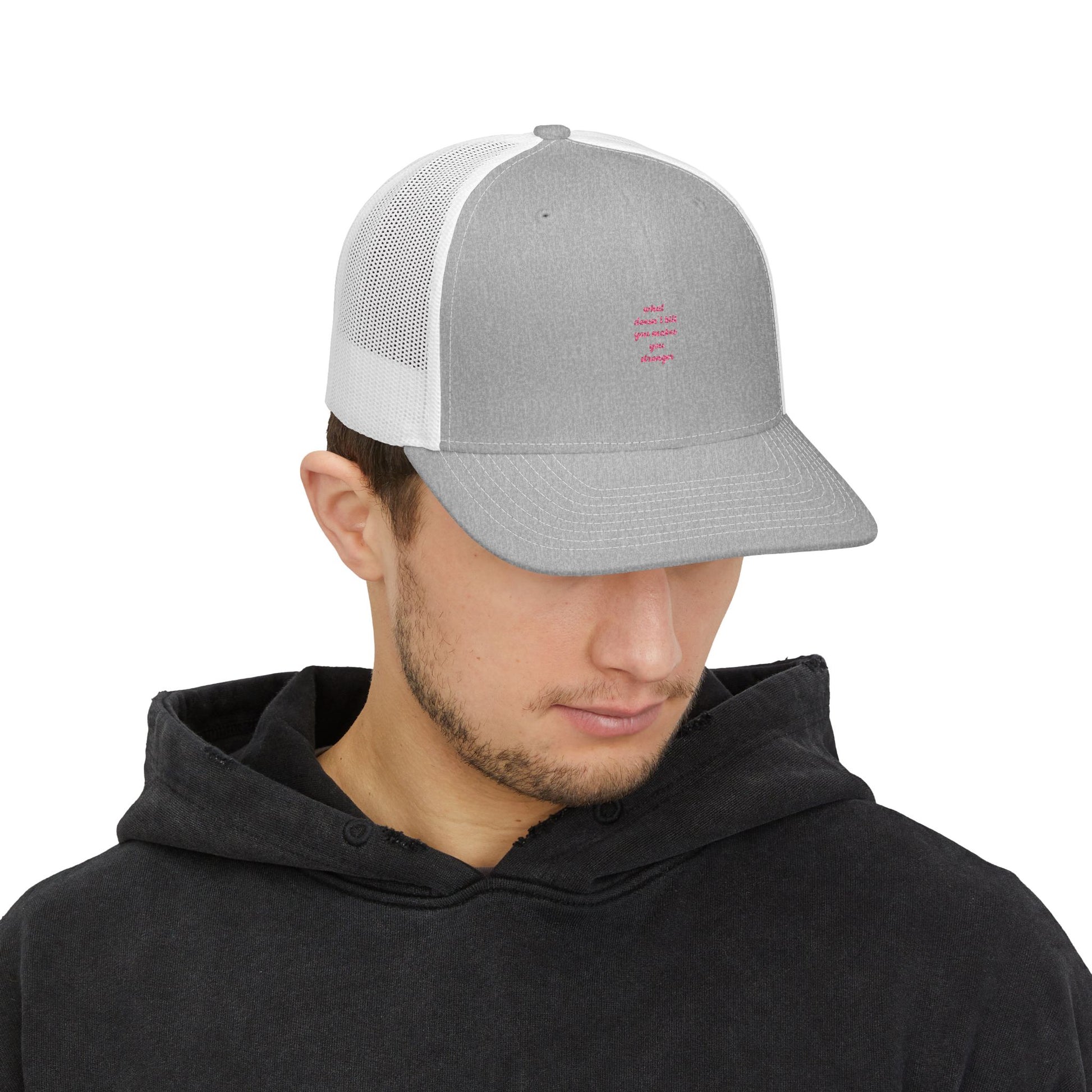Stronger Soundwaves Snapback Trucker cap Printify