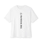 Midnight Red Unisex Oversized Boxy Tee - snazzymerch