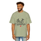 Merry Christmas Reindeer Oversized Unisex T-Shirt – Holiday Edition Printify