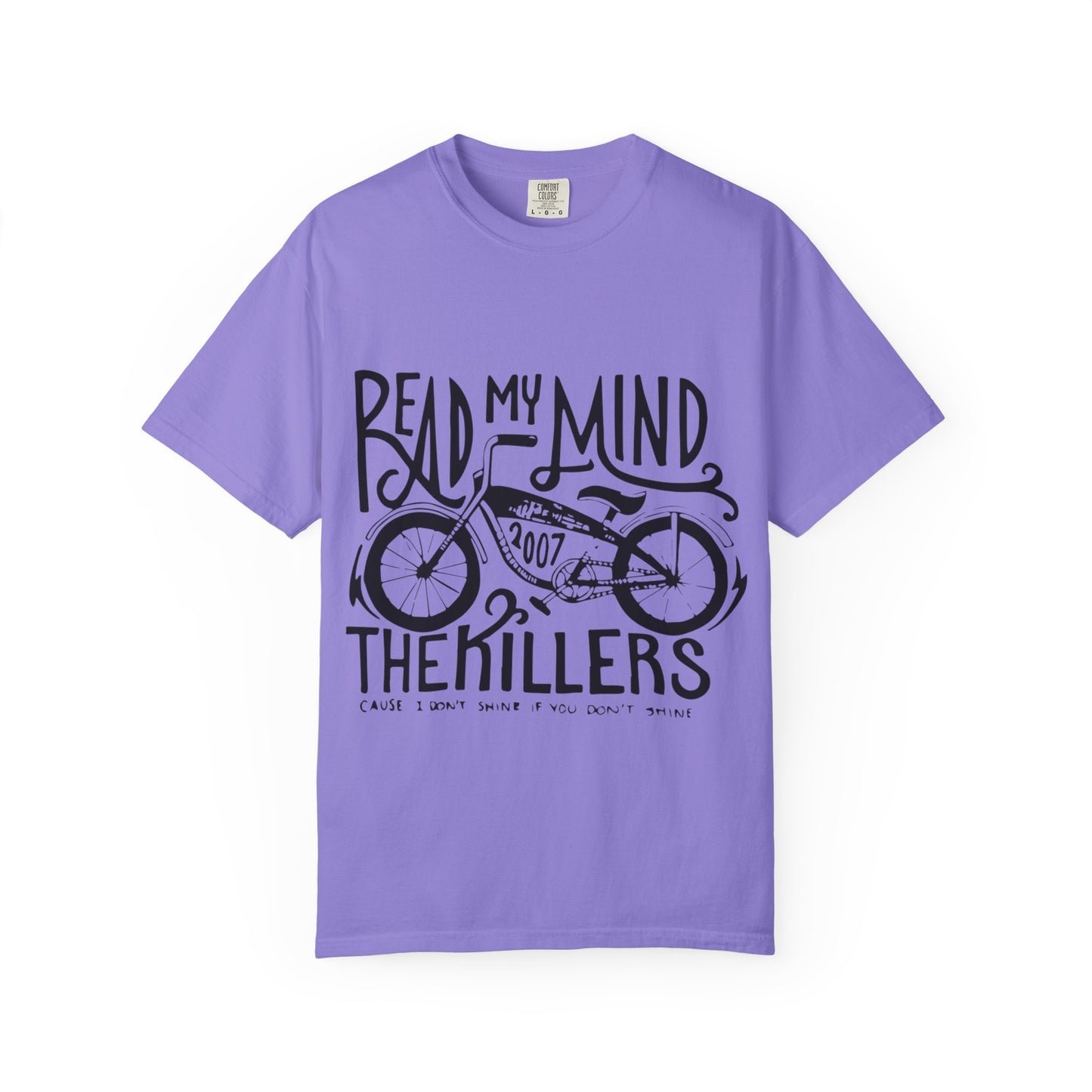 Dot Matrix-Inspired Unisex Garment-Dyed T-shirt - snazzymerch