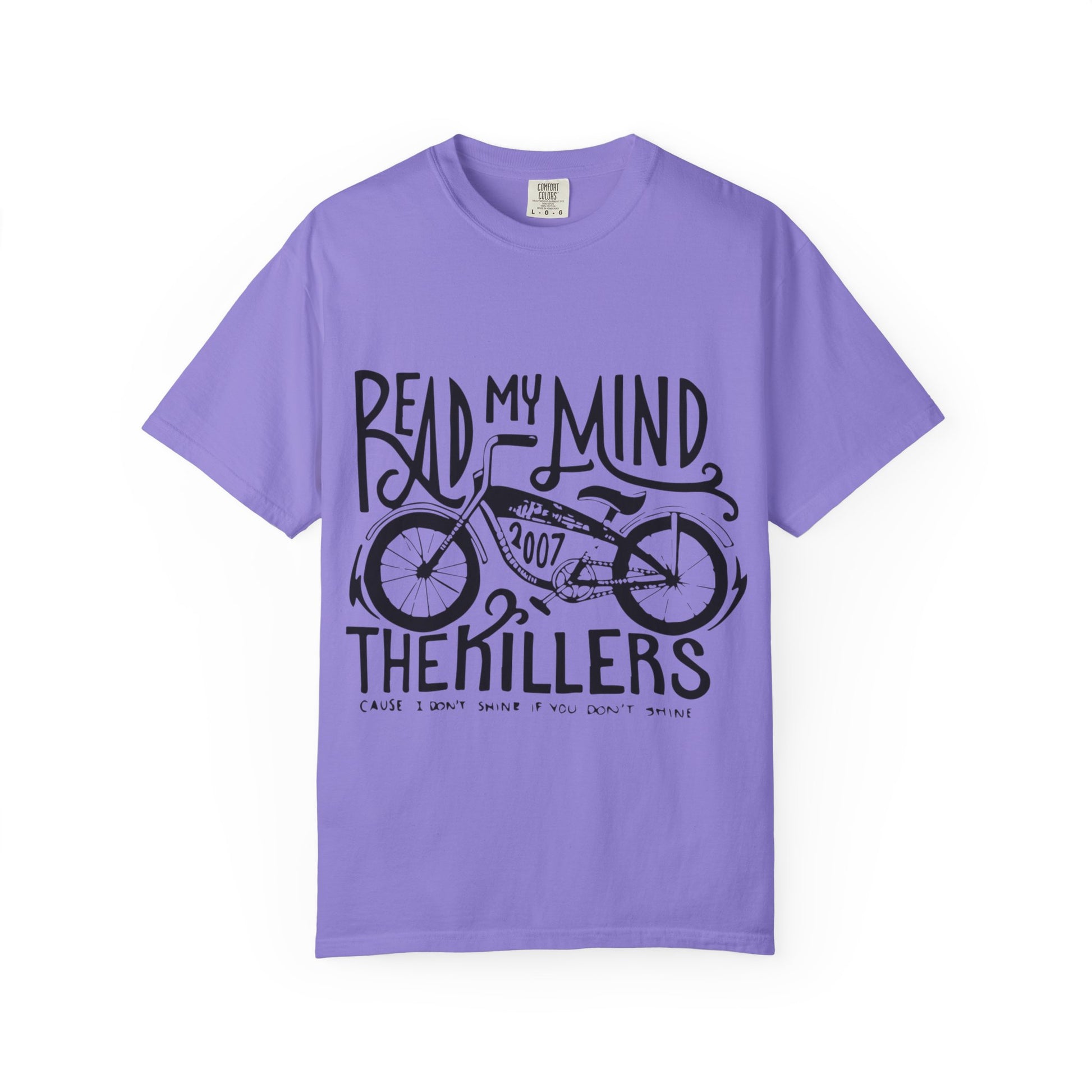 Dot Matrix-Inspired Unisex Garment-Dyed T-shirt - snazzymerch