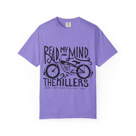 Dot Matrix-Inspired Unisex Garment-Dyed T-shirt - snazzymerch