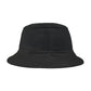 Orange Lightning Text Logo Bucket Hat Printify