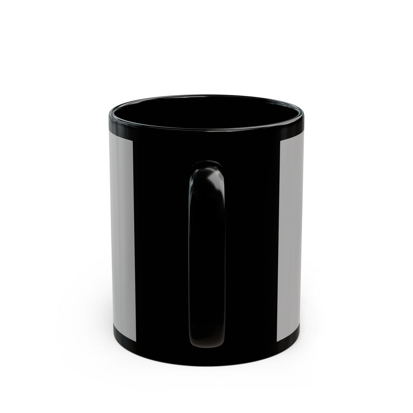 Outline Face Design Black Mug (11oz, 15oz) - snazzymerch