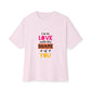 Copy of Copy of  Orange Divide Symbol Oversized Boxy Tee Printify