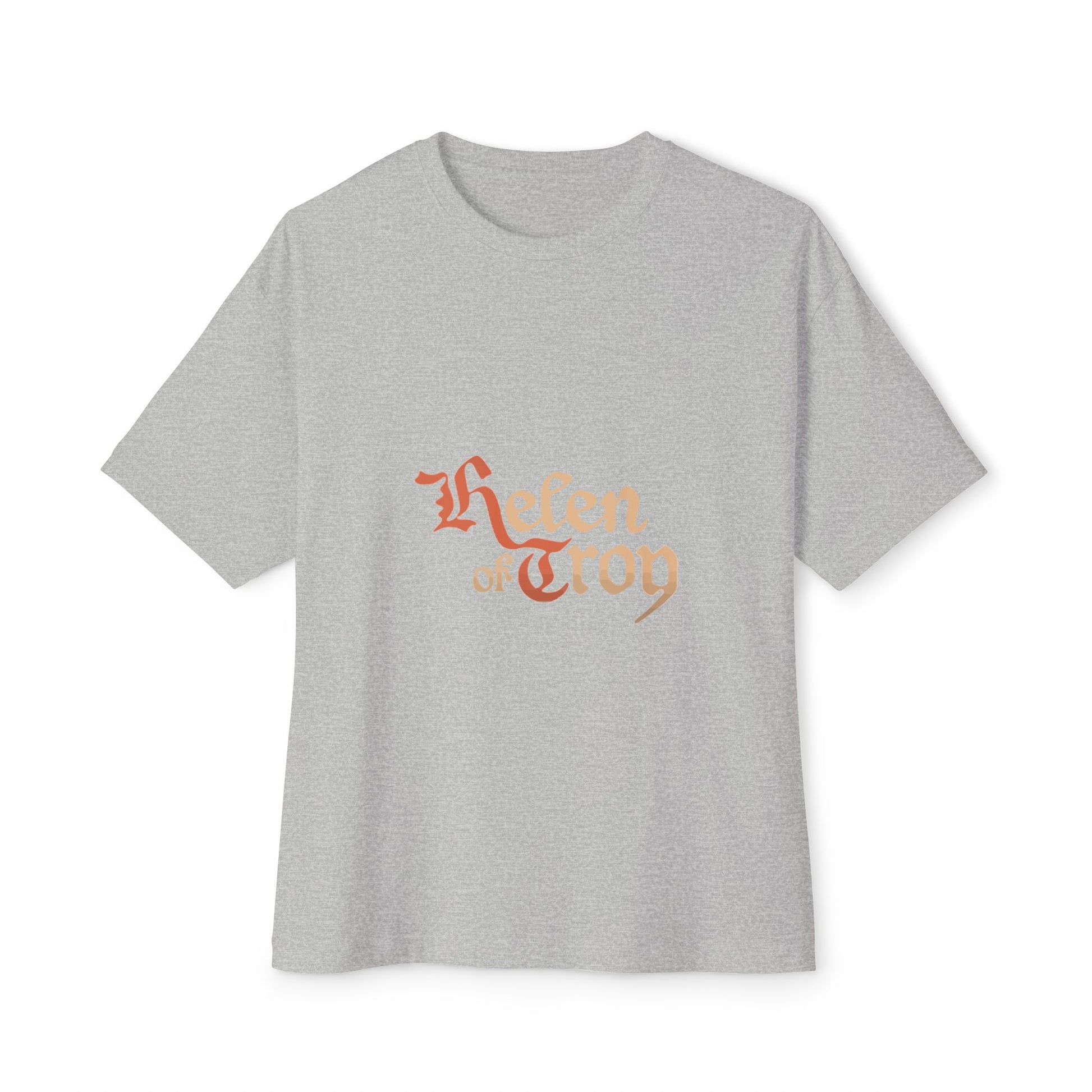 Trojan Spirit Unisex Oversized Boxy Tee - snazzymerch