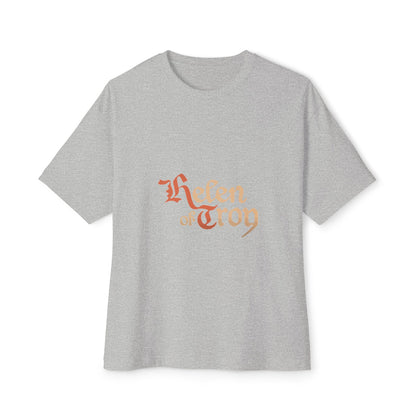 Trojan Spirit Unisex Oversized Boxy Tee - snazzymerch