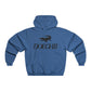 Red Typography Men's NUBLEND® Hooded Sweatshirt - snazzymerch