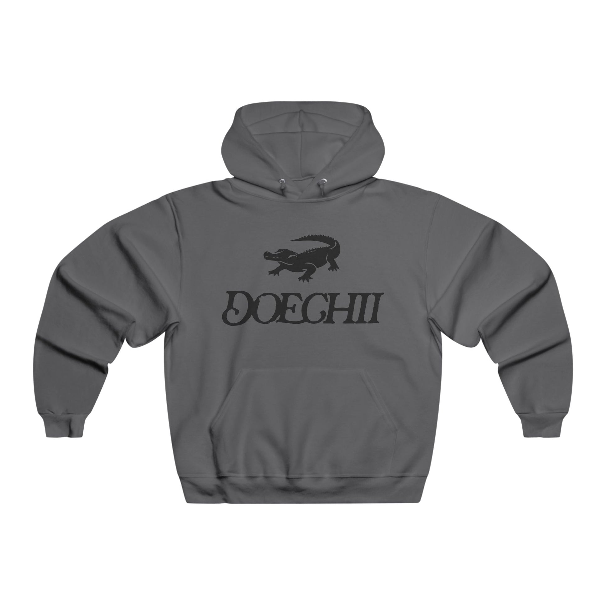 Red Typography Men's NUBLEND® Hooded Sweatshirt - snazzymerch
