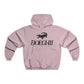 Red Typography Men's NUBLEND® Hooded Sweatshirt - snazzymerch