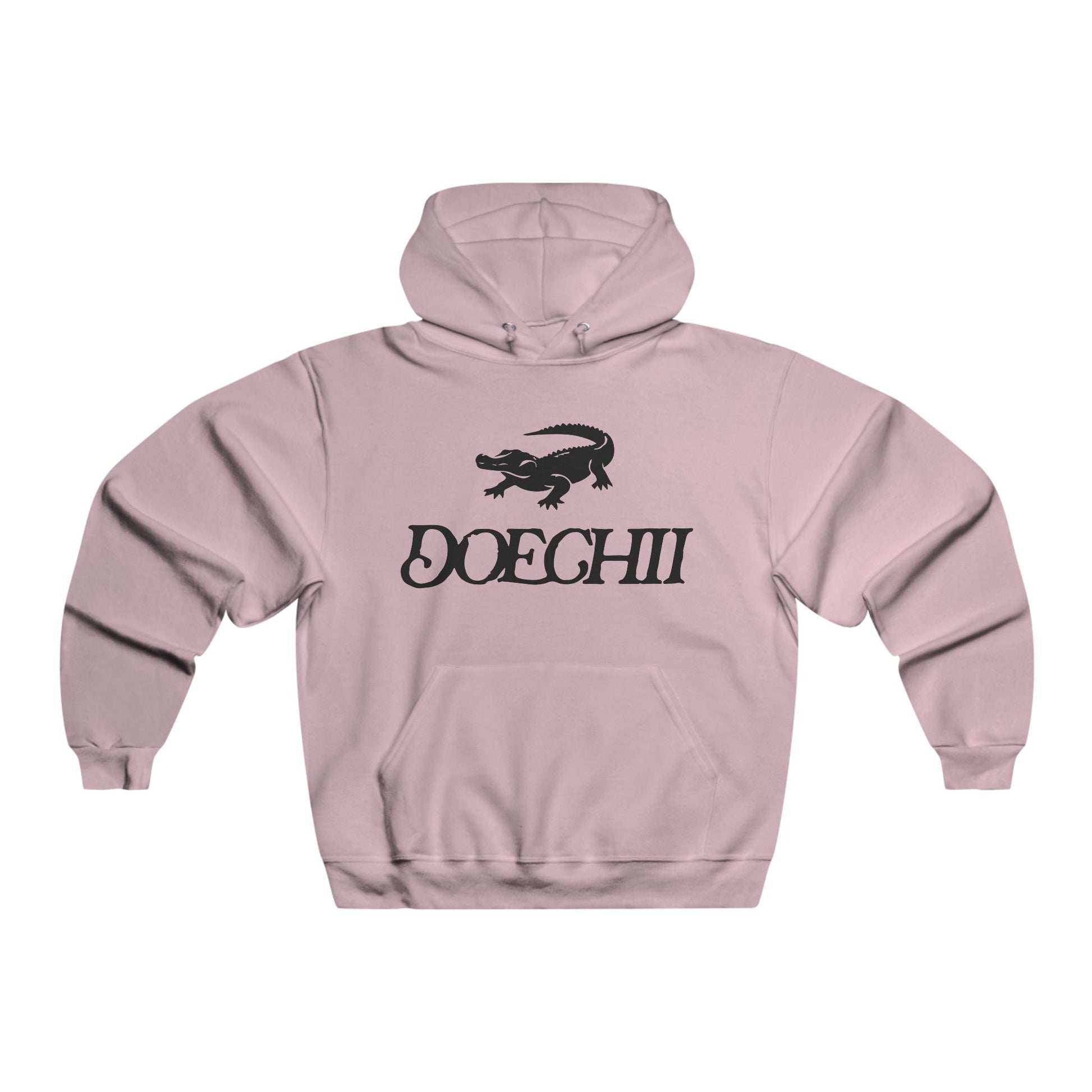 Red Typography Men's NUBLEND® Hooded Sweatshirt - snazzymerch
