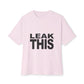 Bold Lettering Unisex Oversized Boxy Tee - snazzymerch