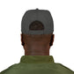 Orange Lightning Text Logo Snapback Cap Printify