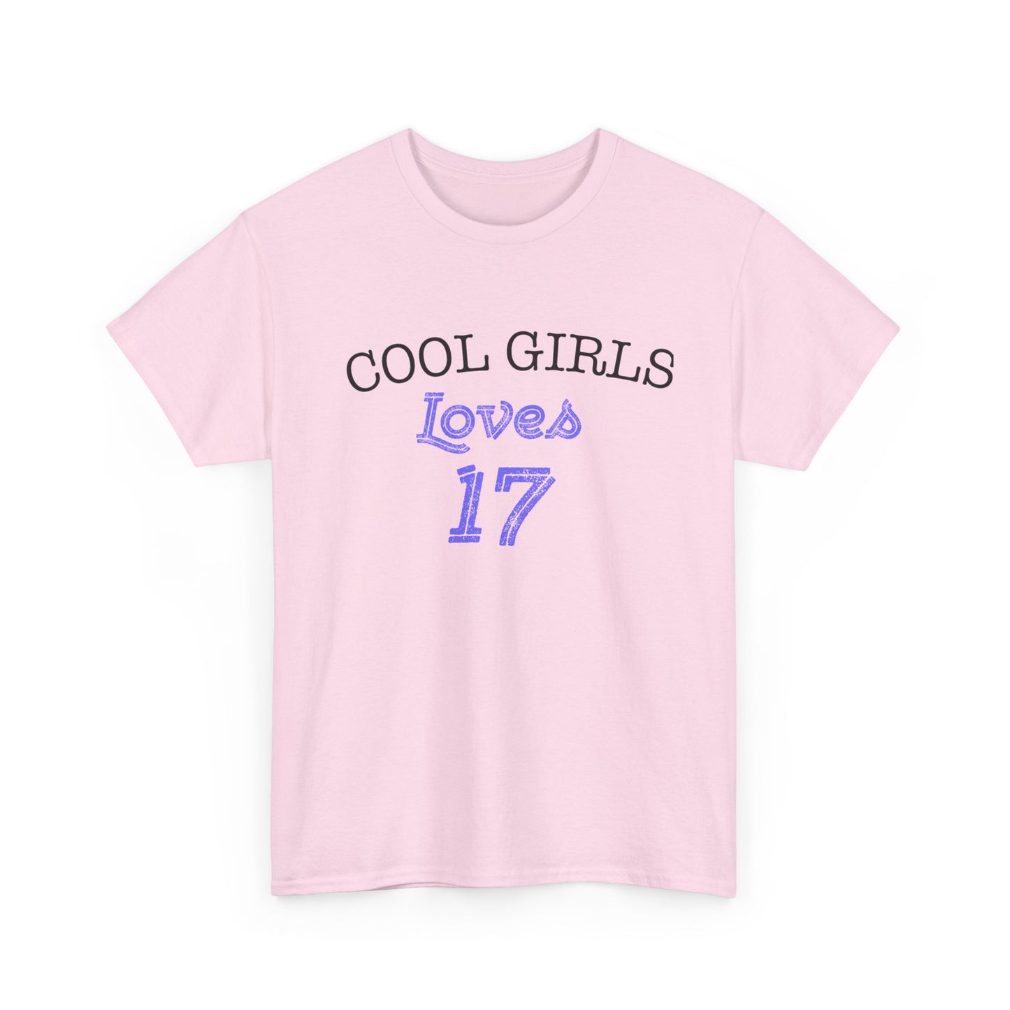 Love for 17 Graphic Unisex Heavy Cotton Tee - snazzymerch