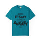 Block Font Quote Unisex Garment-Dyed T-shirt - snazzymerch