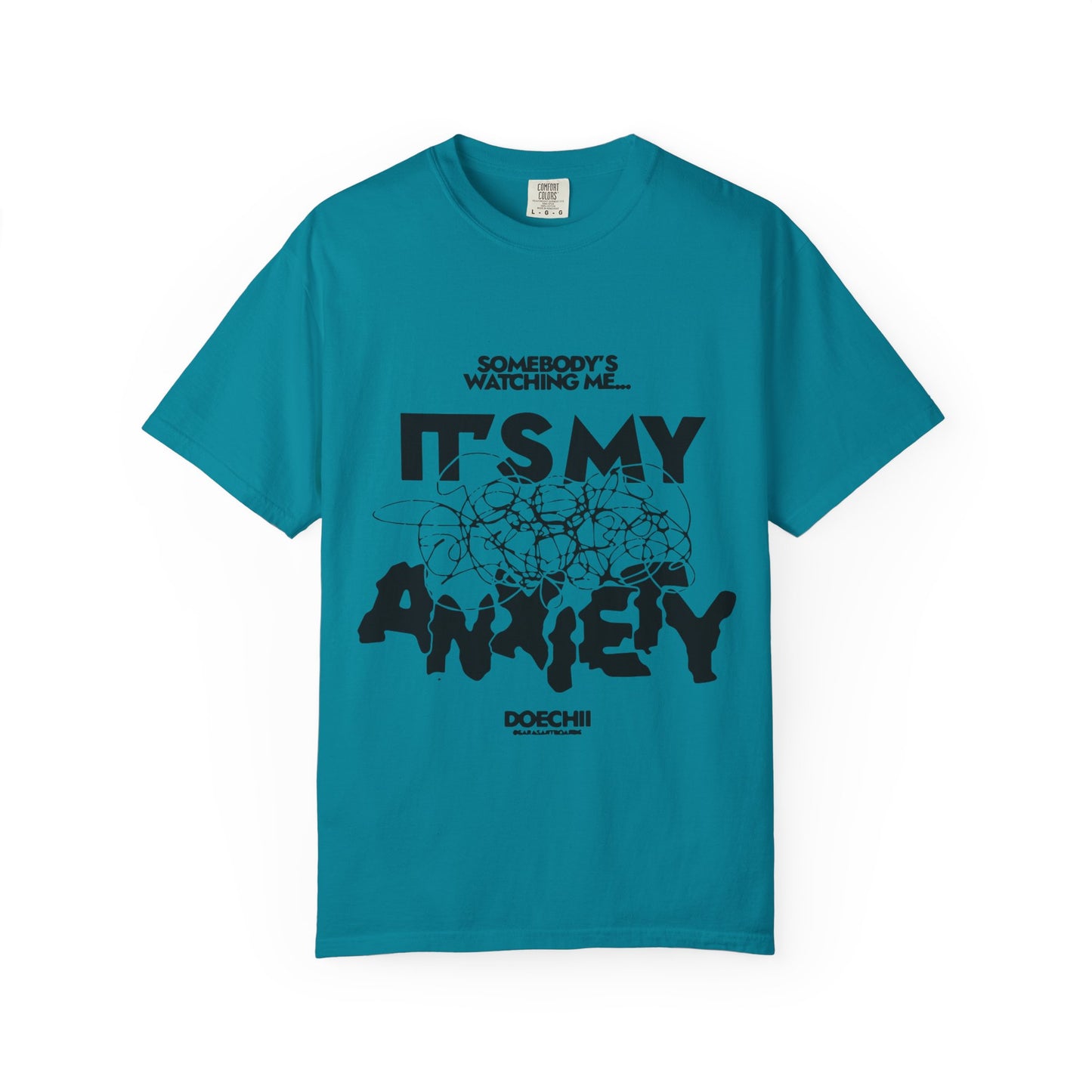 Block Font Quote Unisex Garment-Dyed T-shirt - snazzymerch