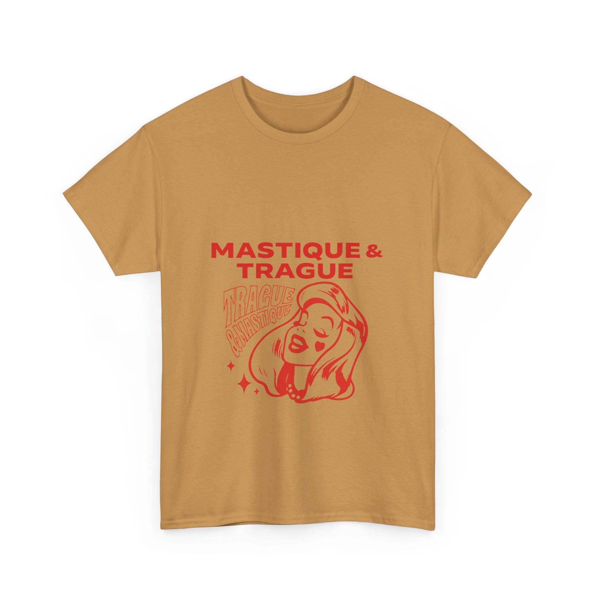 Fierce Femme in Red Unisex Heavy cotton tee Printify