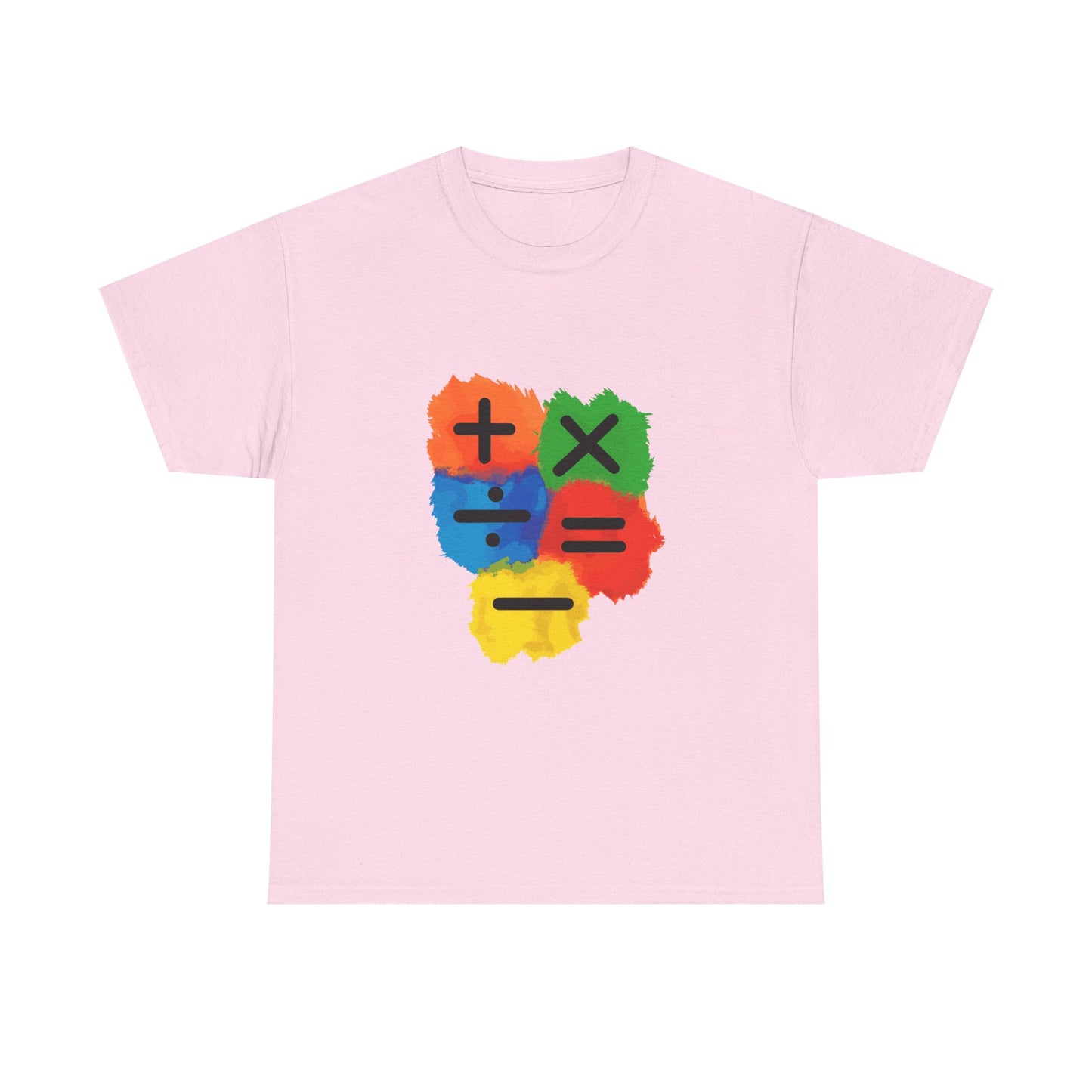 Orange Equals Symbol Unisex Heavy Cotton Tee Printify