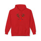 Minimal Reindeer Face Christmas Hoodie – Holiday Edition Printify