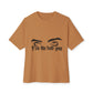 Billie Eilish Inspired Oversized T-Shirt – Eyes & Shadows Gothic Edition Printify