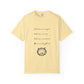 Minimalist Music Unisex Garment-Dyed T-shirt - snazzymerch