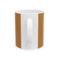 Dot Matrix-Inspired Ceramic Mug, (11oz, 15oz) - snazzymerch