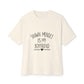 Muted Bloom Unisex Oversized Boxy Tee Printify