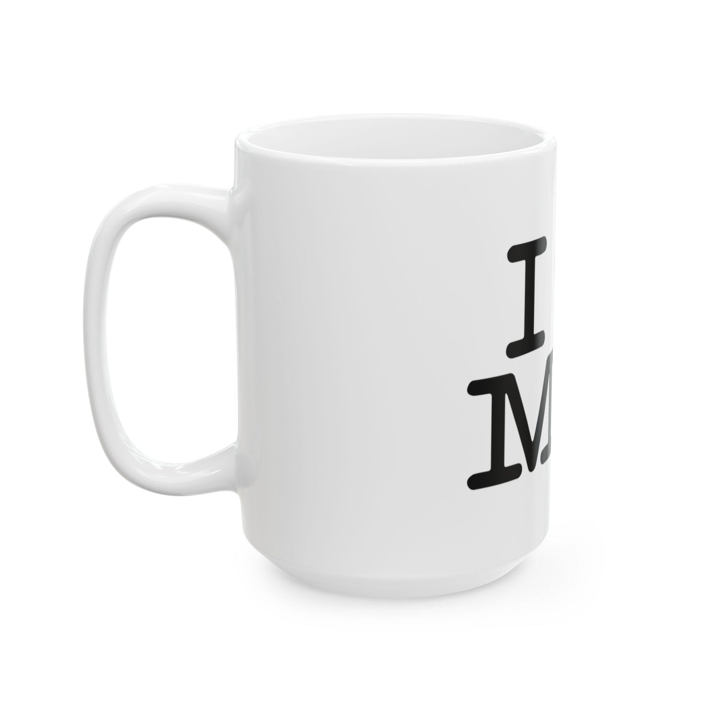 Clean Block Ceramic Mug, (11oz, 15oz) - snazzymerch