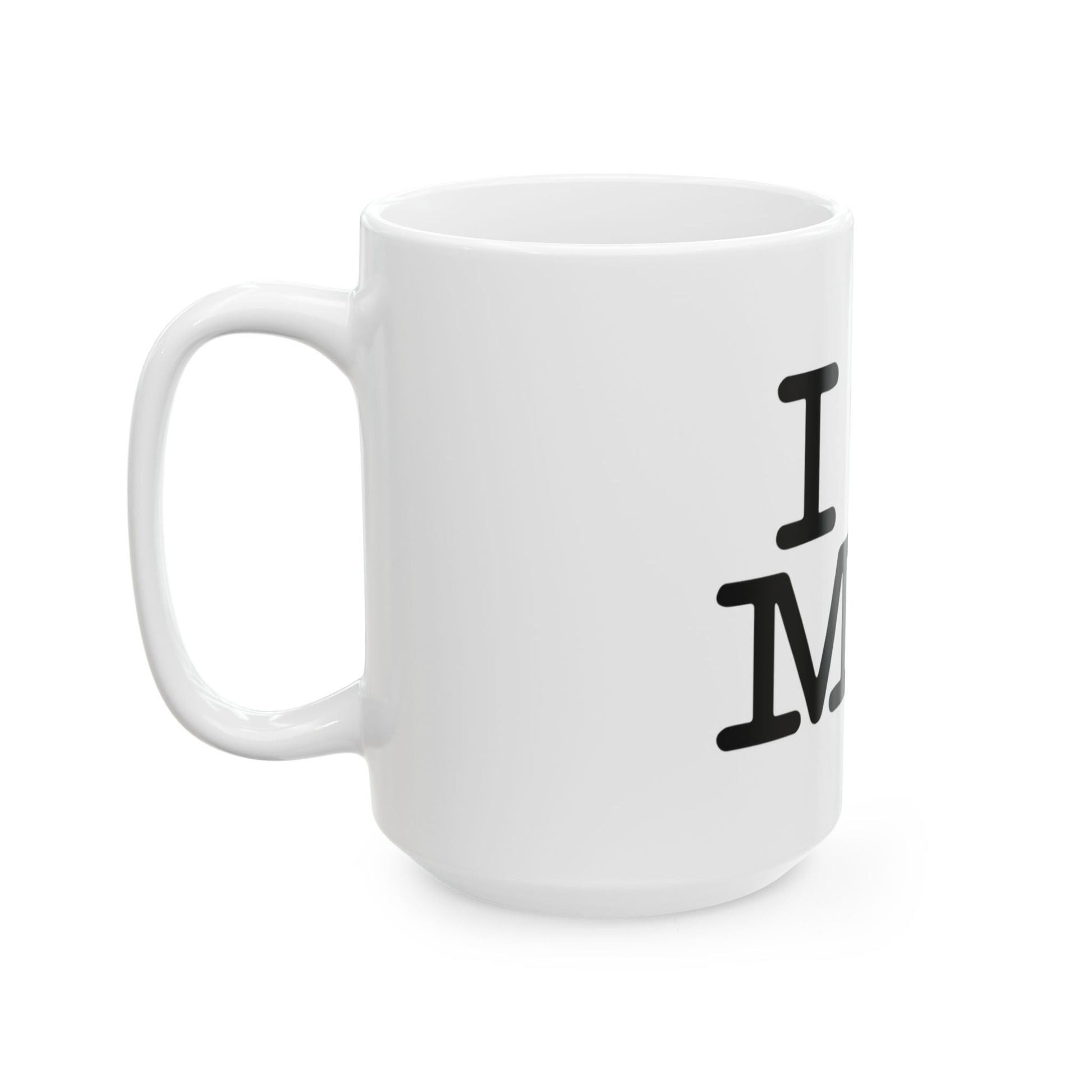 Clean Block Ceramic Mug, (11oz, 15oz) - snazzymerch