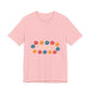 Retro Floral Groove Unisex jersey short sleeve tee Printify