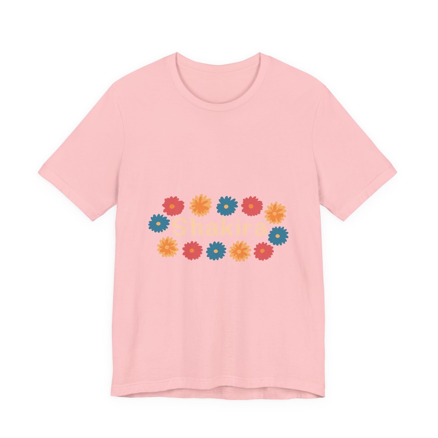 Retro Floral Groove Unisex jersey short sleeve tee Printify
