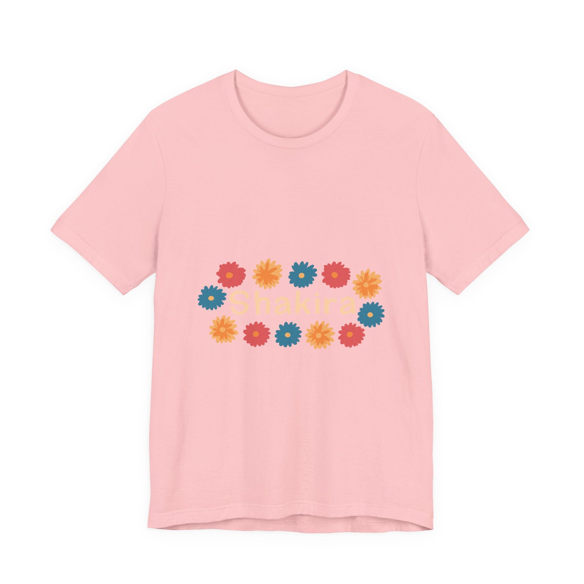 Retro Floral Groove Unisex jersey short sleeve tee Printify