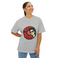 Groove Legend Record Unisex Oversized Boxy Tee Printify