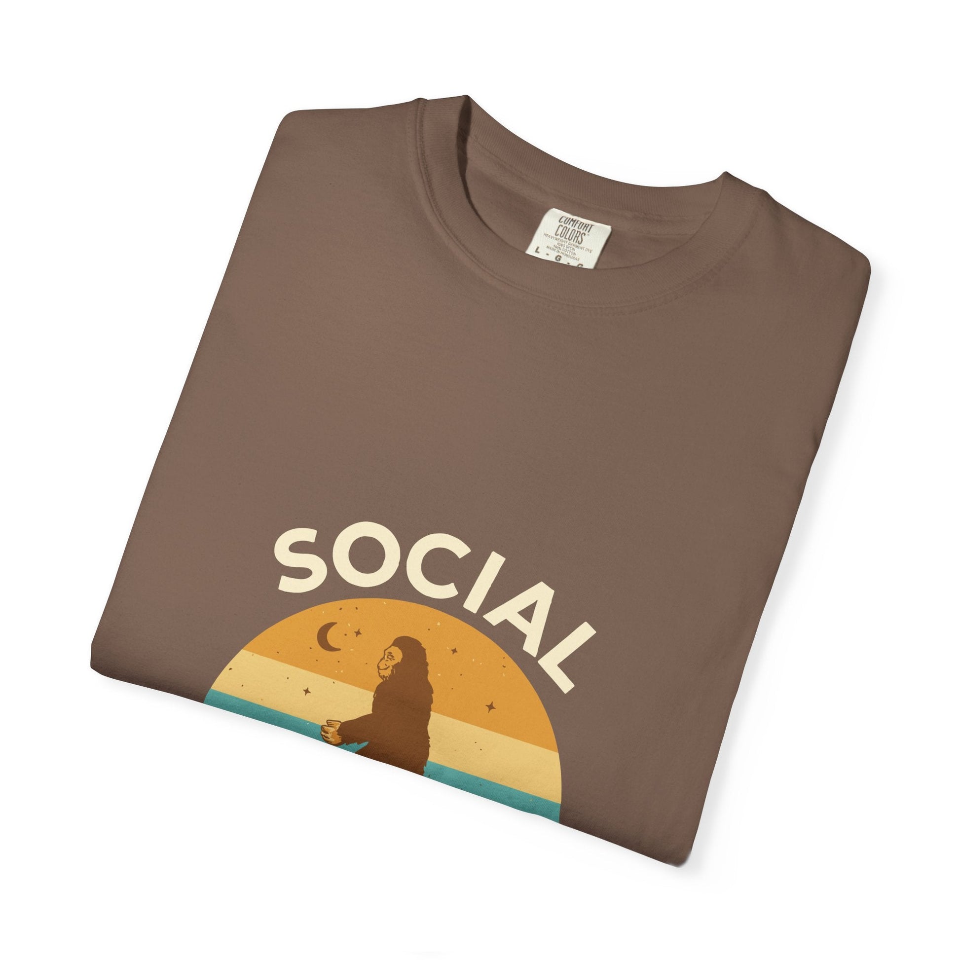 Dyed T-shirt – Snazzy Social Distance Edition Printify