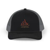 Flame Snapback Trucker Cap (Embroidery) - snazzymerch
