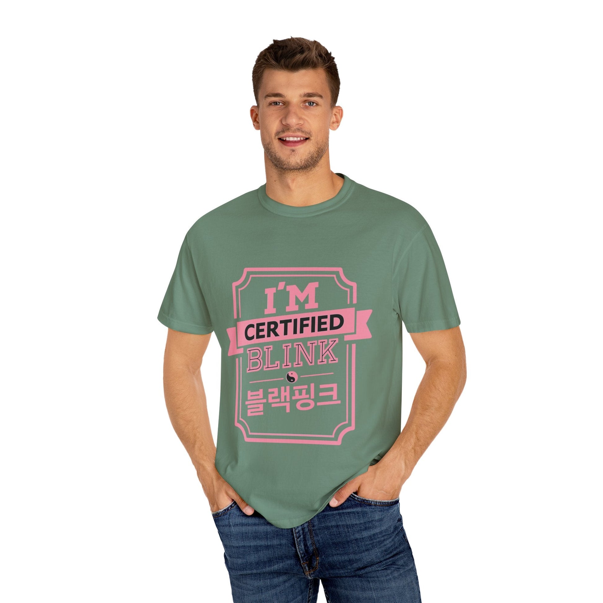 Certified BLINK Badge – Dyed T-shirt Printify