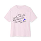 Heart Team Graphic Unisex oversized Boxy Tee - snazzymerch
