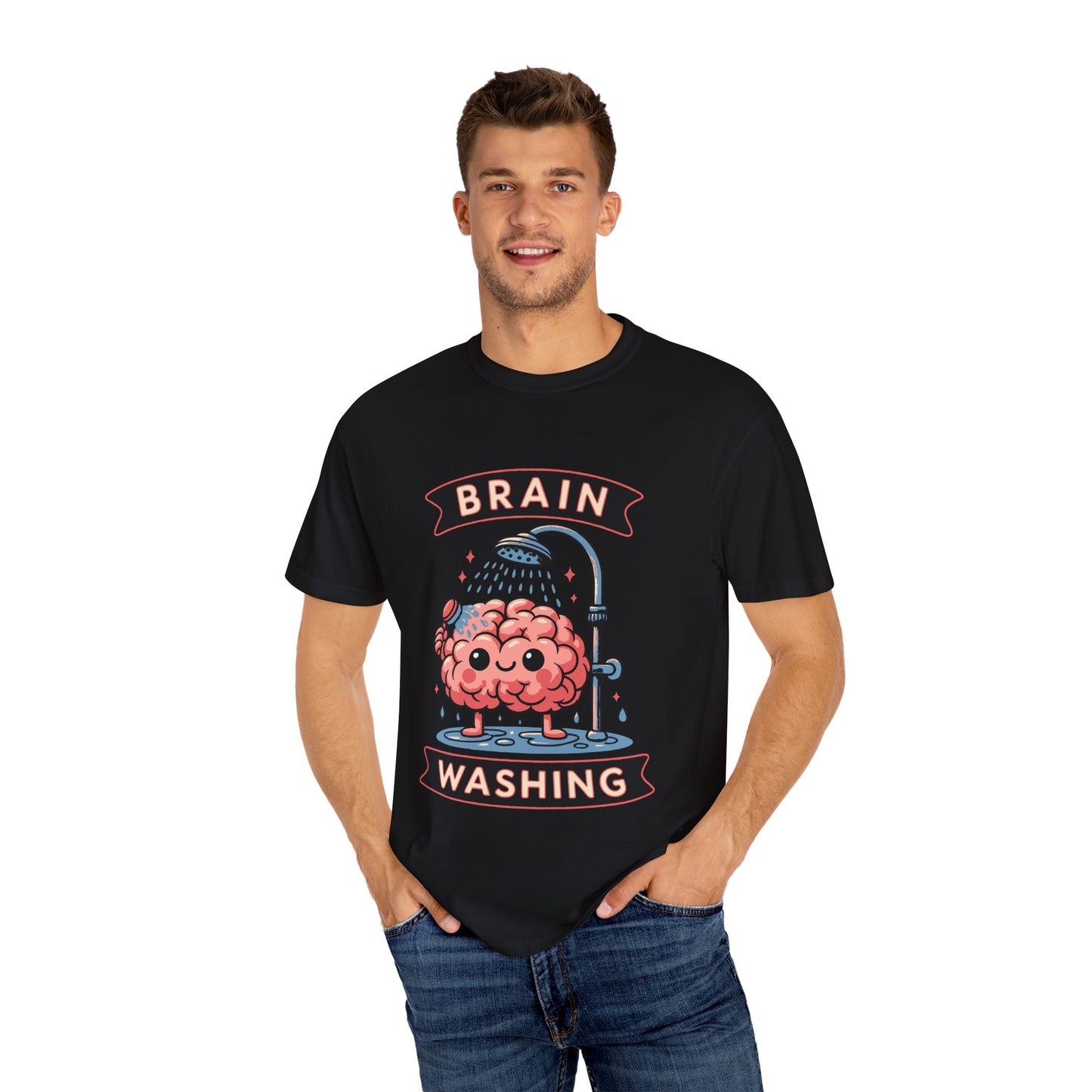 Snazzy Brain Washing Dyed Tee | Vintage Comfort