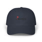 Abstract Red Flag Typography Classic Dad Cap - snazzymerch