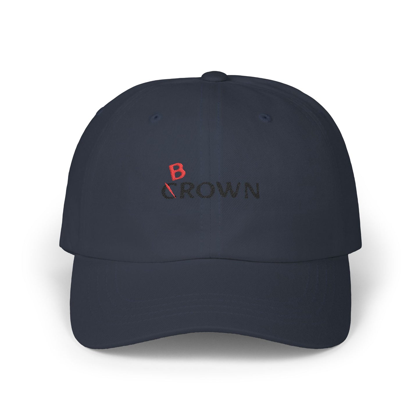 Abstract Red Flag Typography Classic Dad Cap - snazzymerch