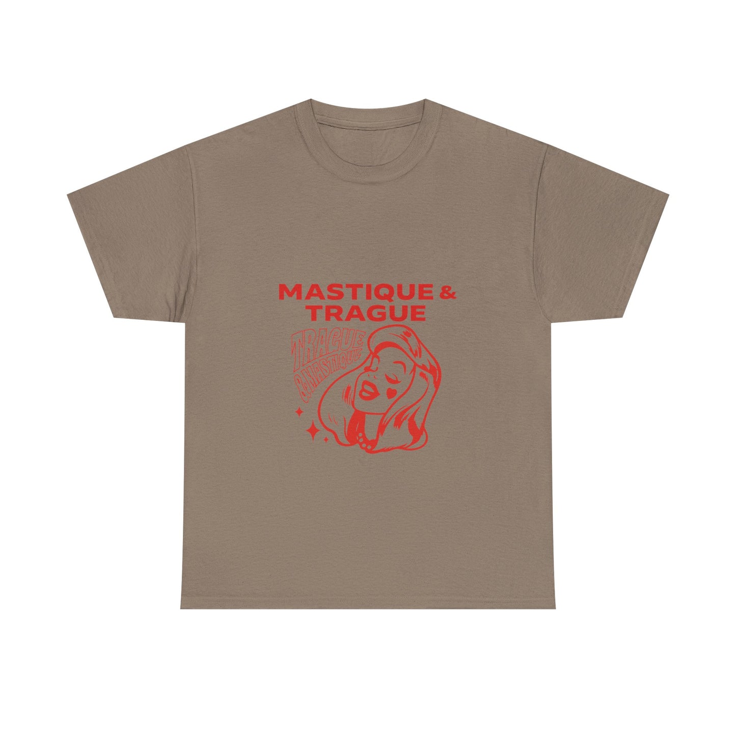 Fierce Femme in Red Unisex Heavy cotton tee Printify