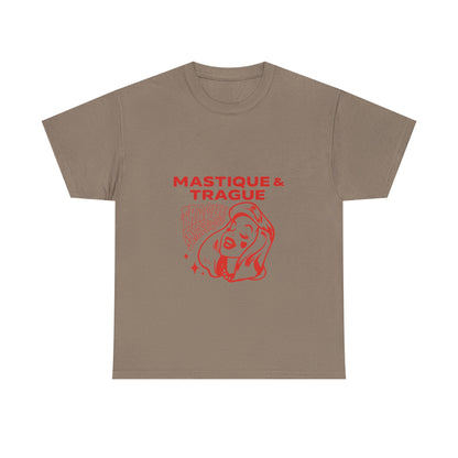 Fierce Femme in Red Unisex Heavy cotton tee Printify