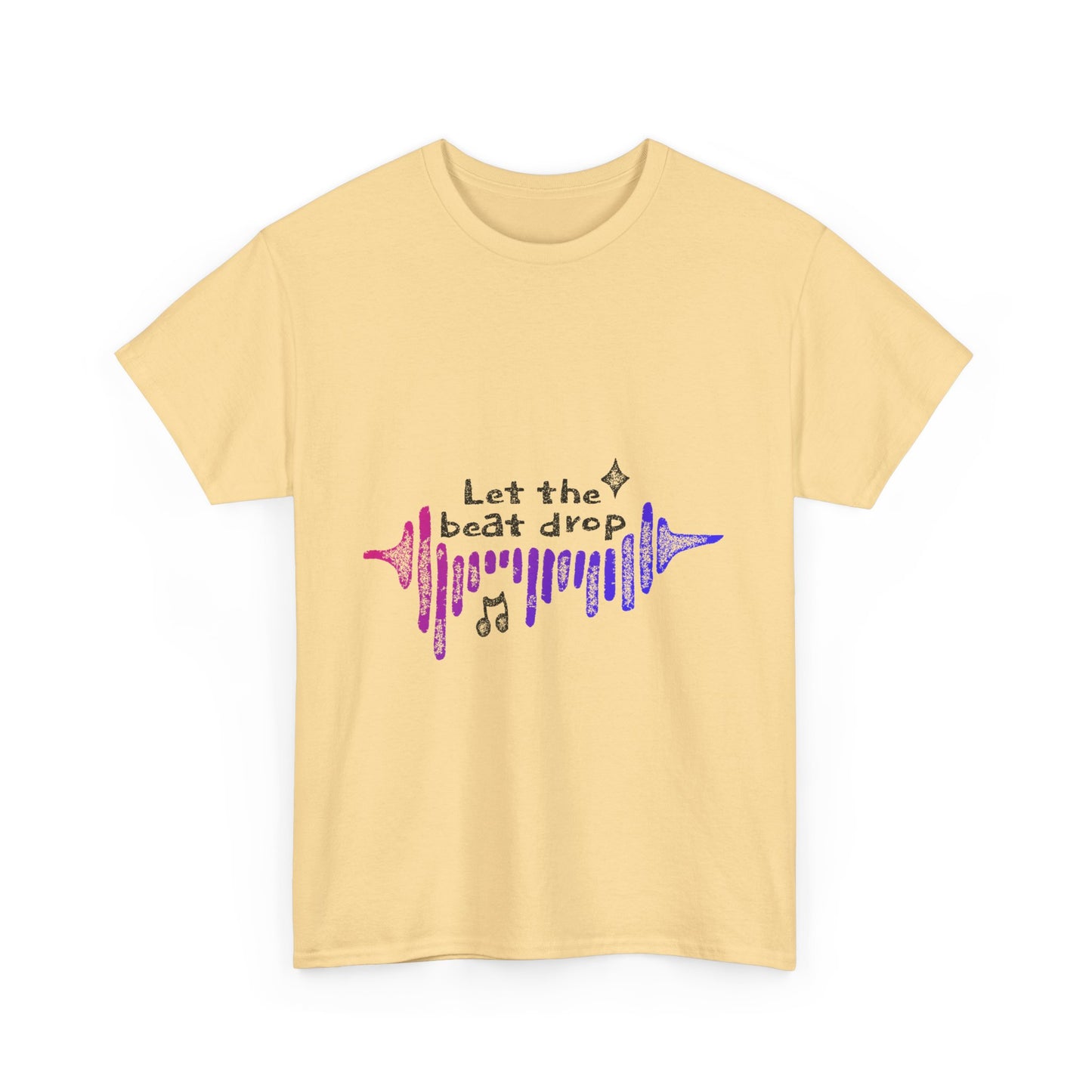Bold Beats Visualizer Unisex Heavy cotton tee Printify