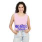 World Tour Bubble Letter-Dyed Tank Top Printify