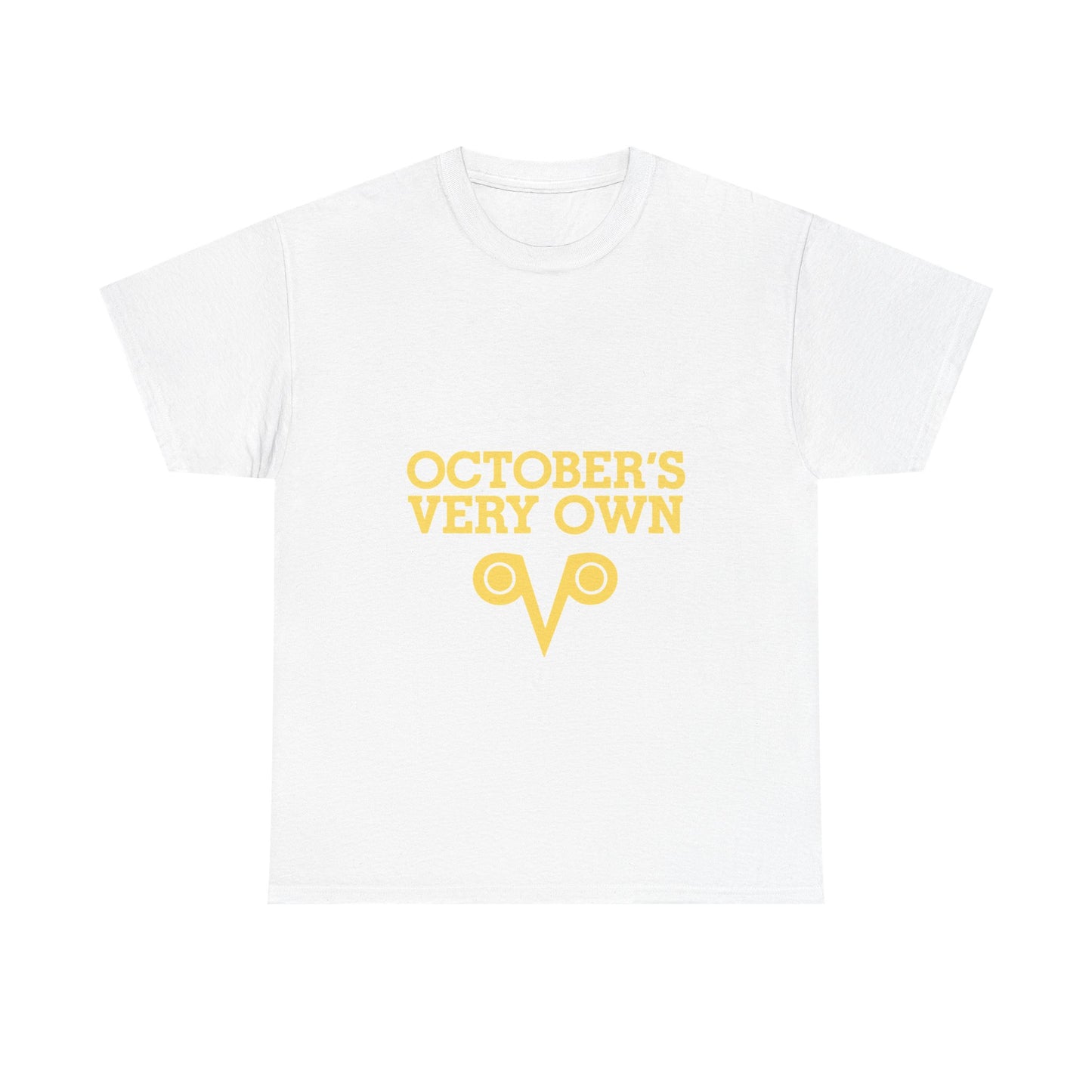 October’s Very Own Bold Logo Heavy Cotton Tee Printify