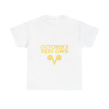 October’s Very Own Bold Logo Heavy Cotton Tee Printify