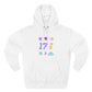 Symbols of 17 Aesthetic Three-Panel Fleece Hoodie - snazzymerch