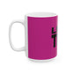 Bold Lettering Ceramic Mug, (11oz, 15oz) - snazzymerch
