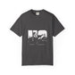 Bold Block Letter Graphic Unisex Garment-Dyed T-shirt - snazzymerch