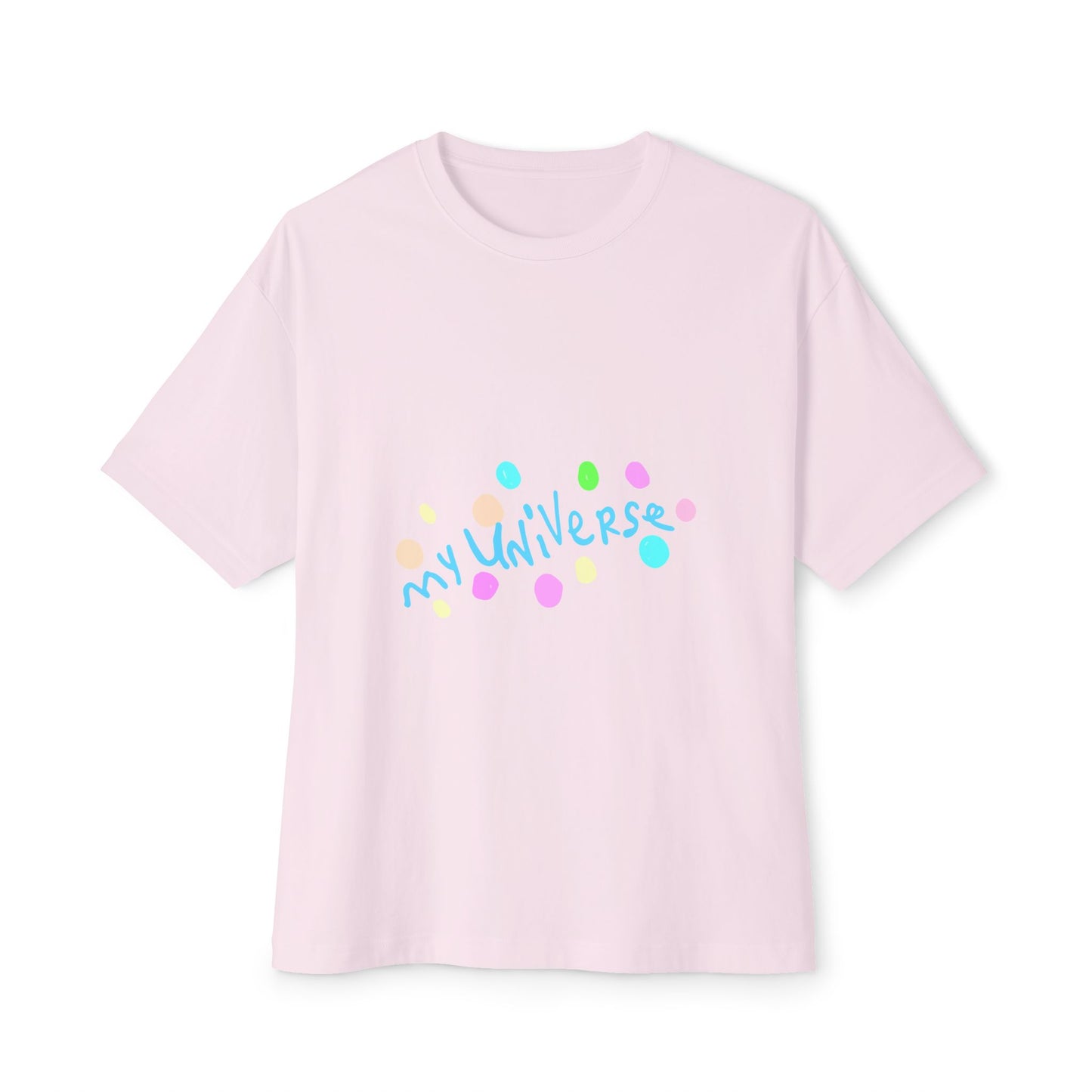 Pastel Universe Unisex Oversized Boxy Tee Printify